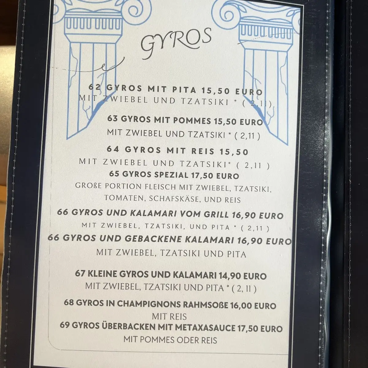 Speisekarte photo 2