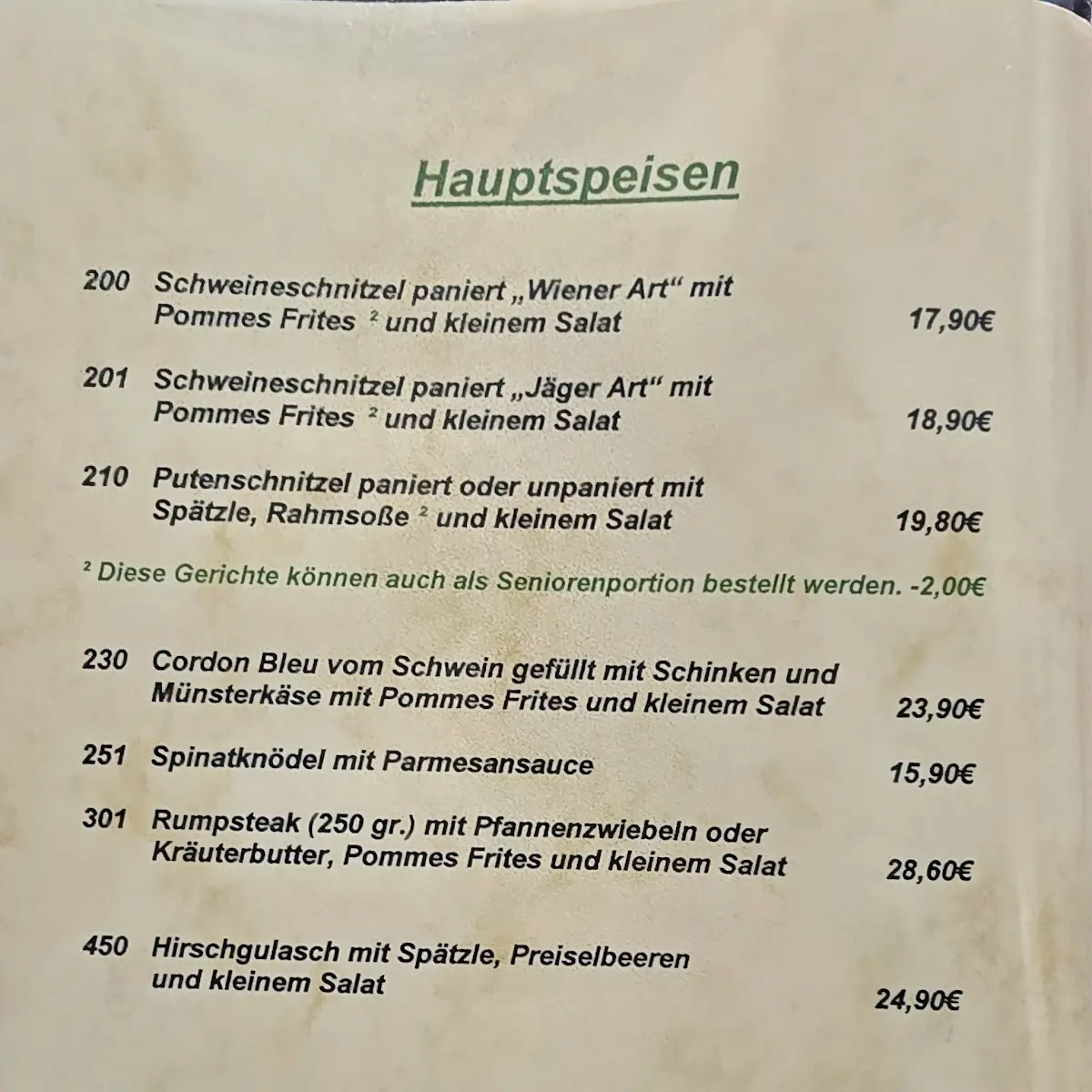 Speisekarte photo 2