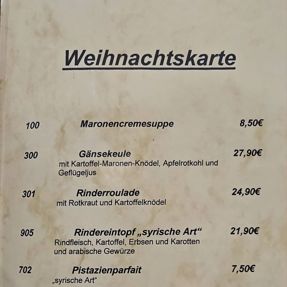 Speisekarte photo 8