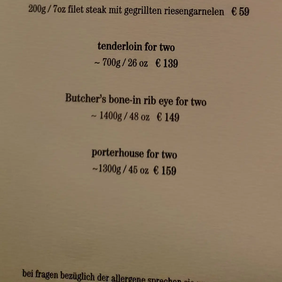 Speisekarte photo 7
