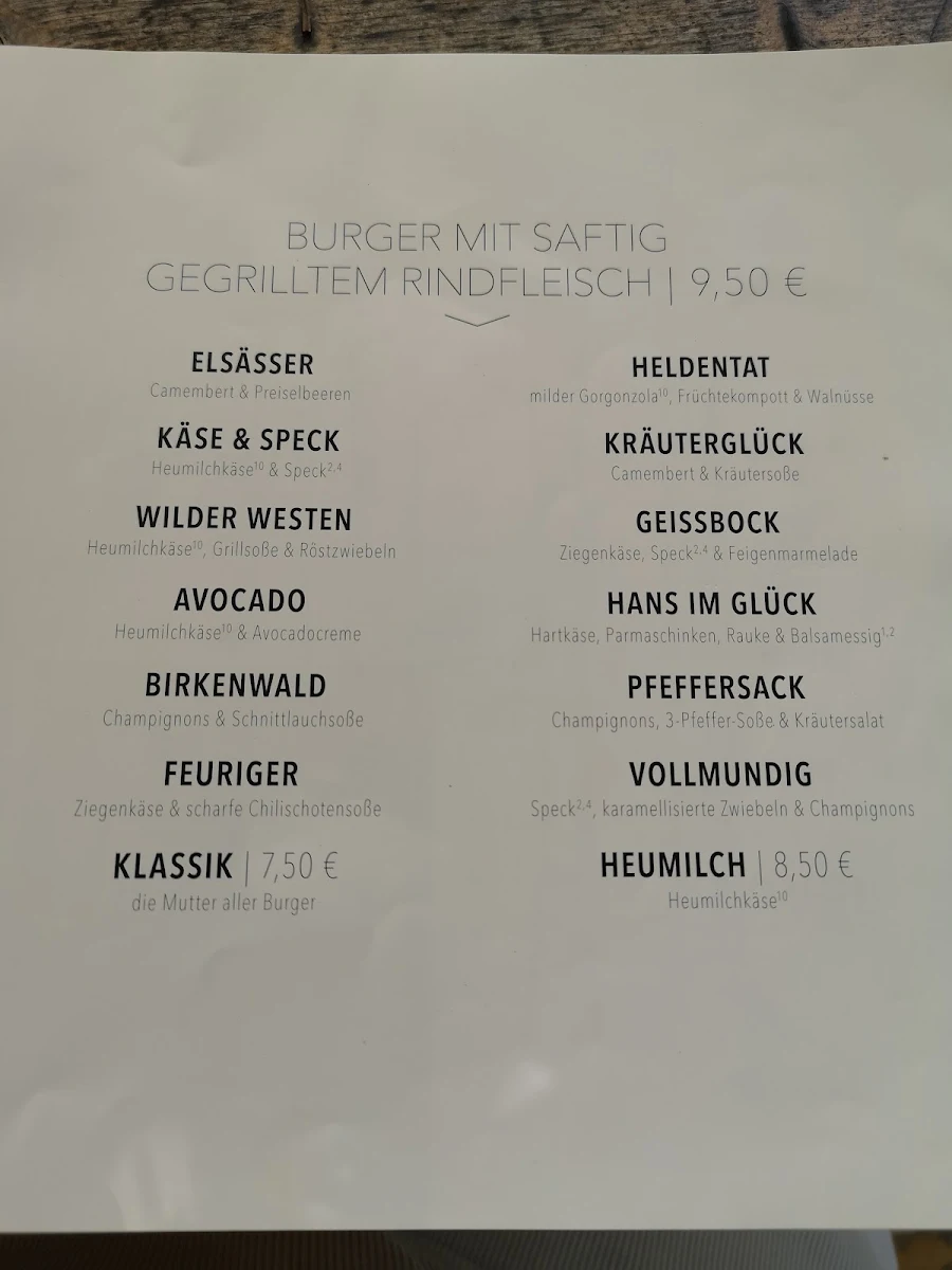 Speisekarte photo 1
