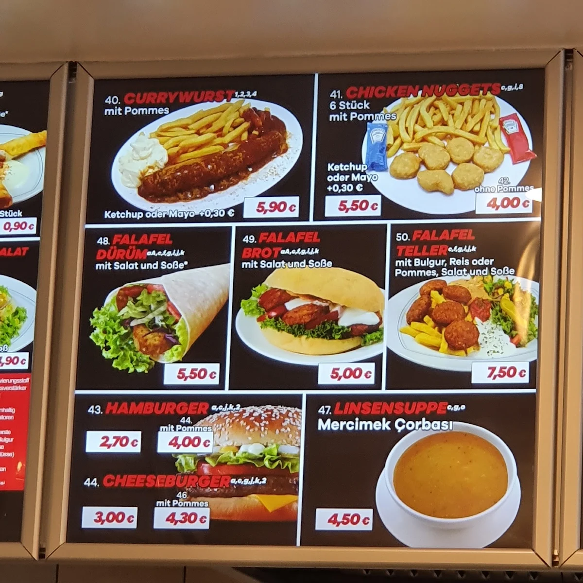 Speisekarte, Amed Grillhaus
