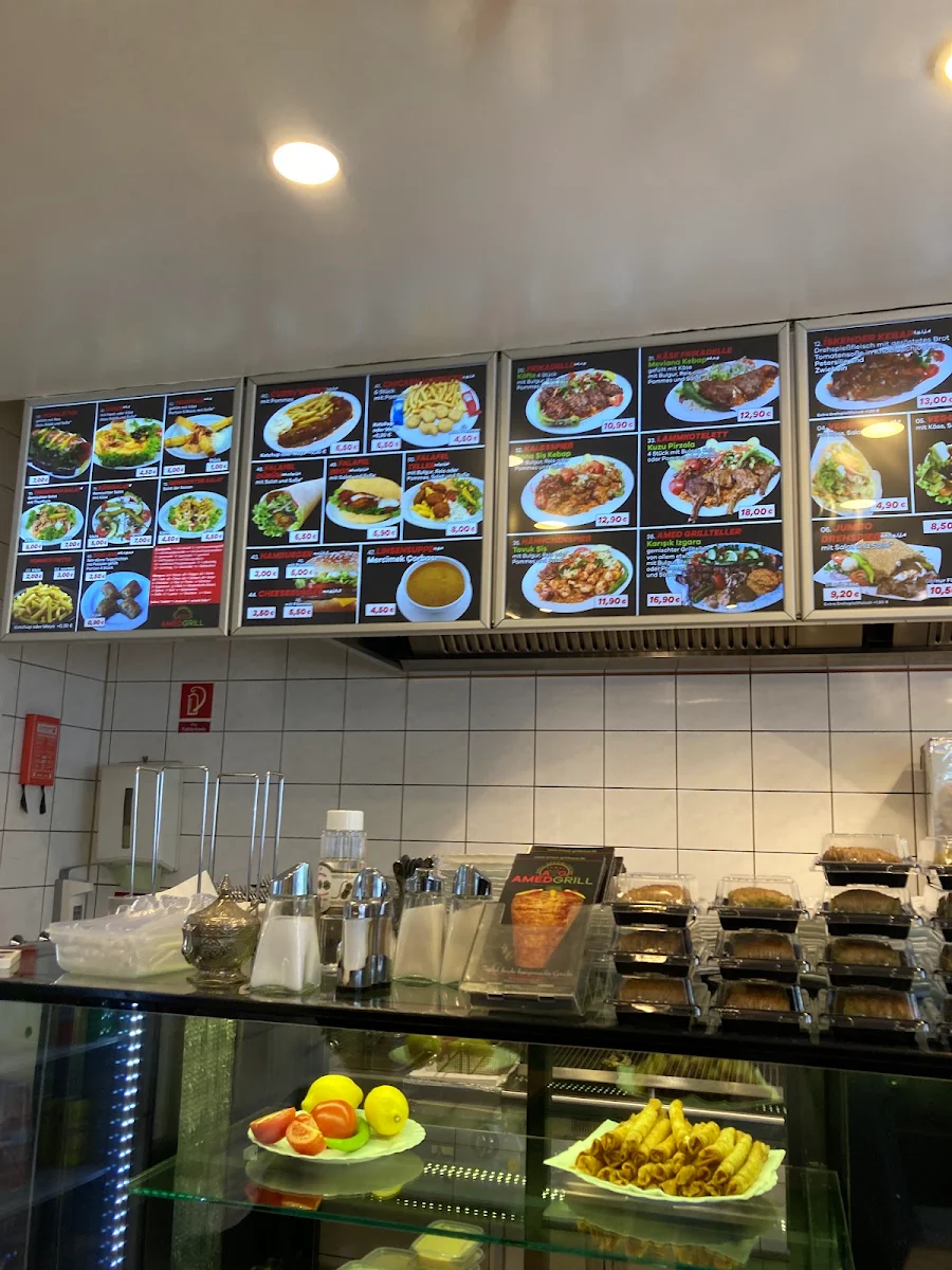 Speisekarte, Amed Grillhaus