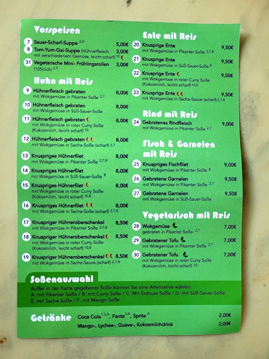 Speisekarte photo 2