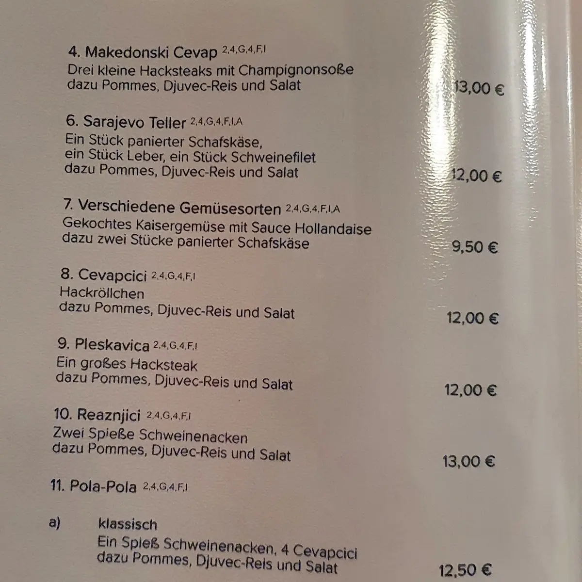Speisekarte photo 4