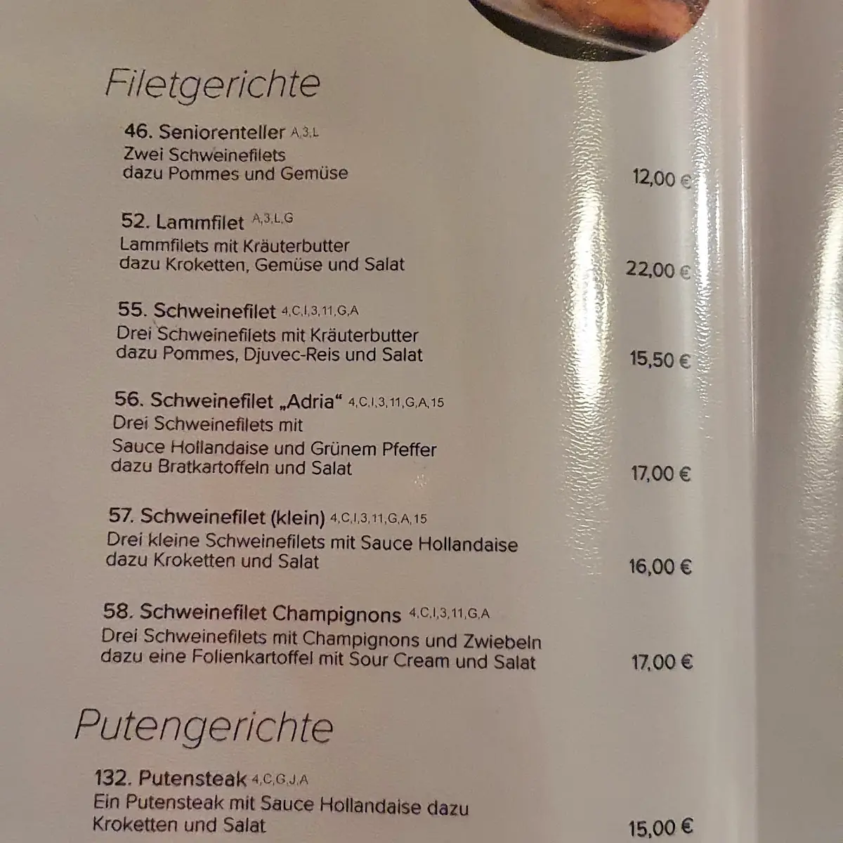 Speisekarte photo 7