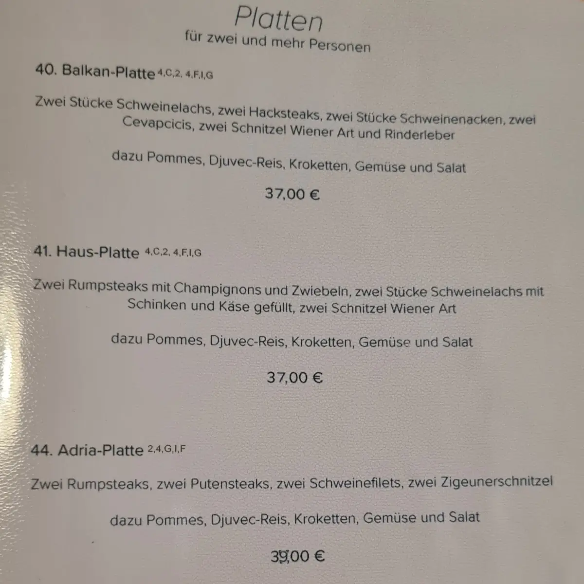 Speisekarte photo 8