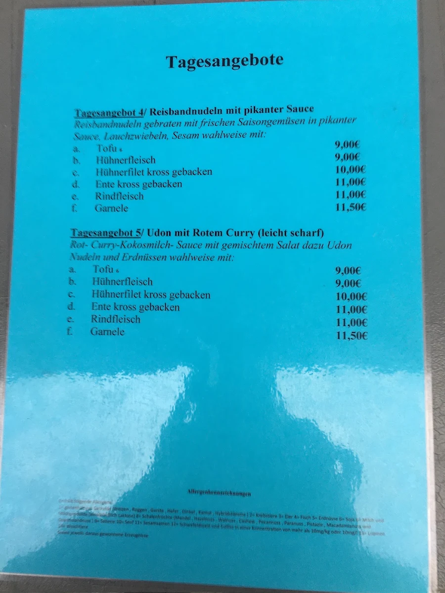Speisekarte photo 2
