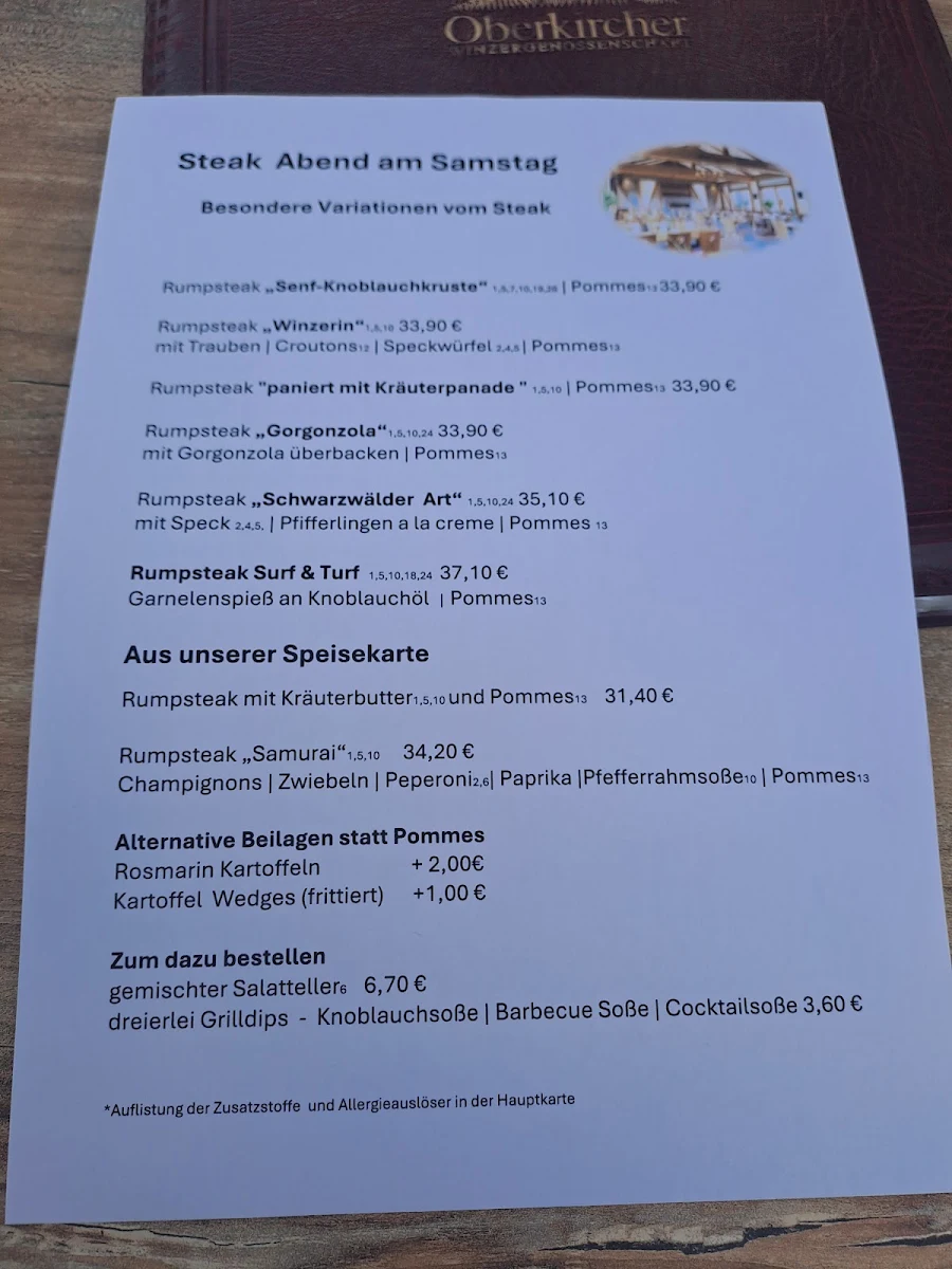Speisekarte photo 1