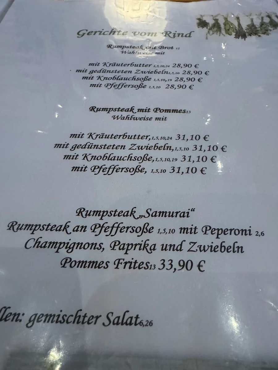 Speisekarte photo 2