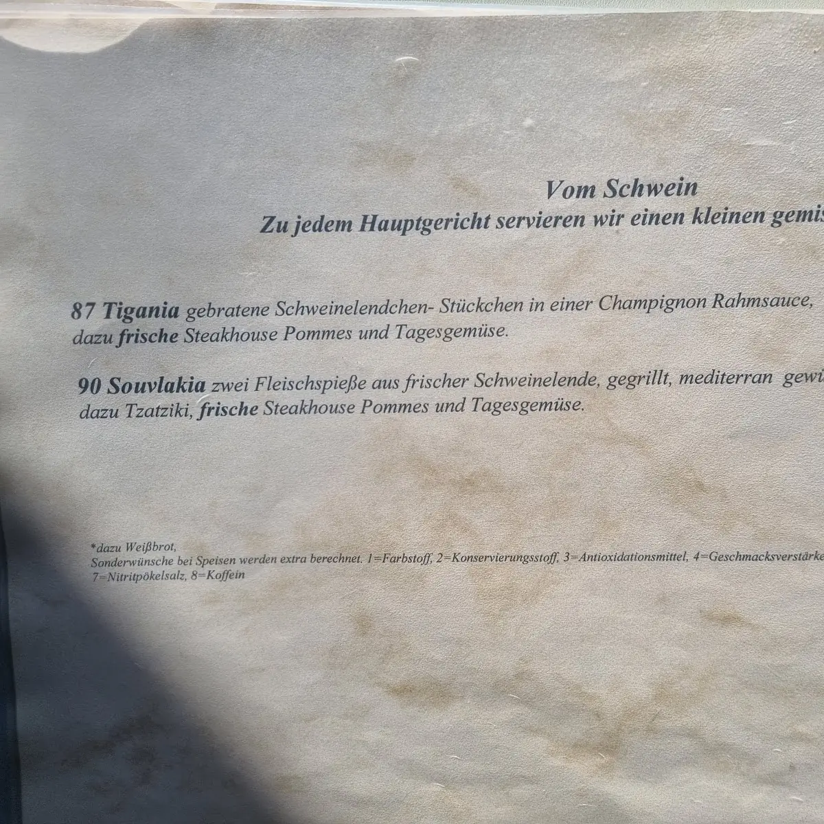 Speisekarte photo 3