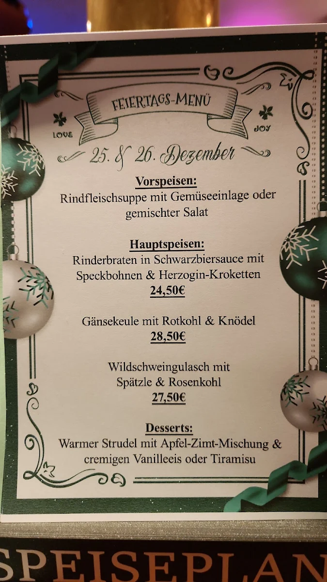 Speisekarte photo 1