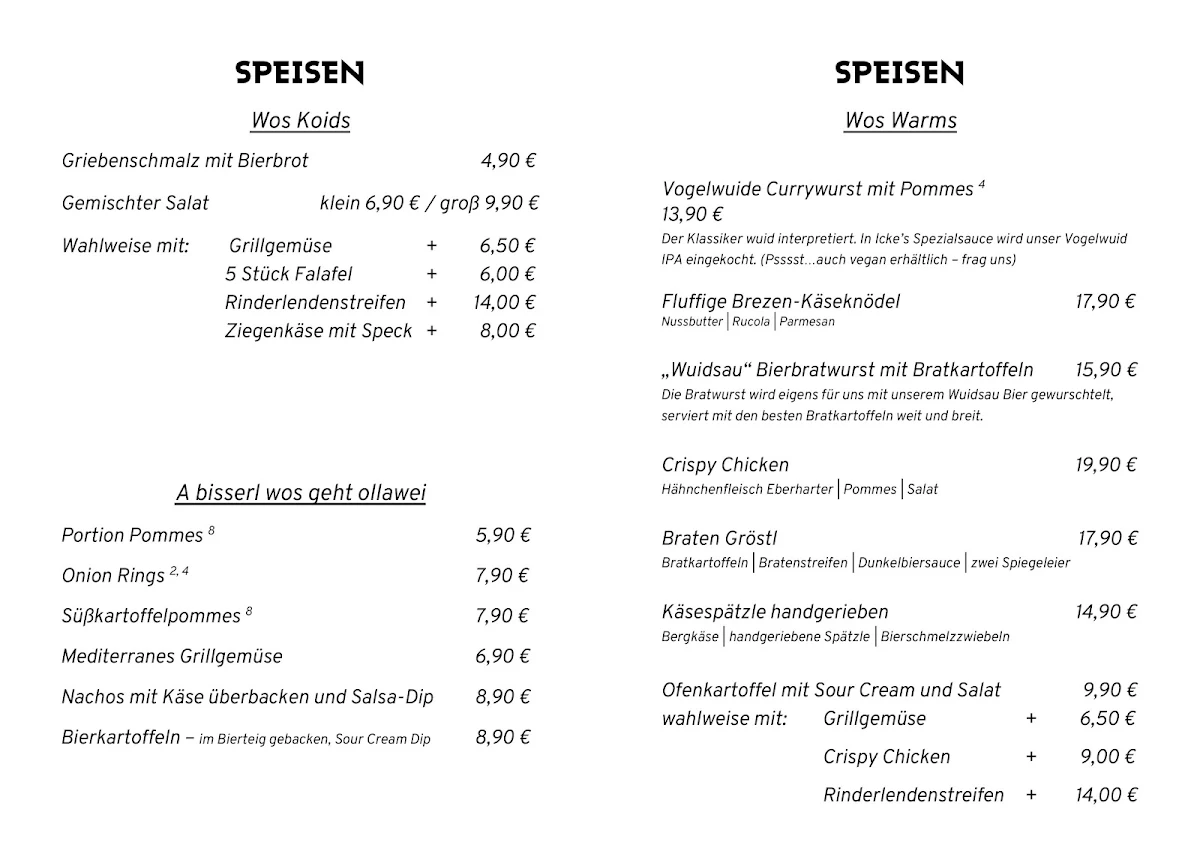 Speisekarte photo 3