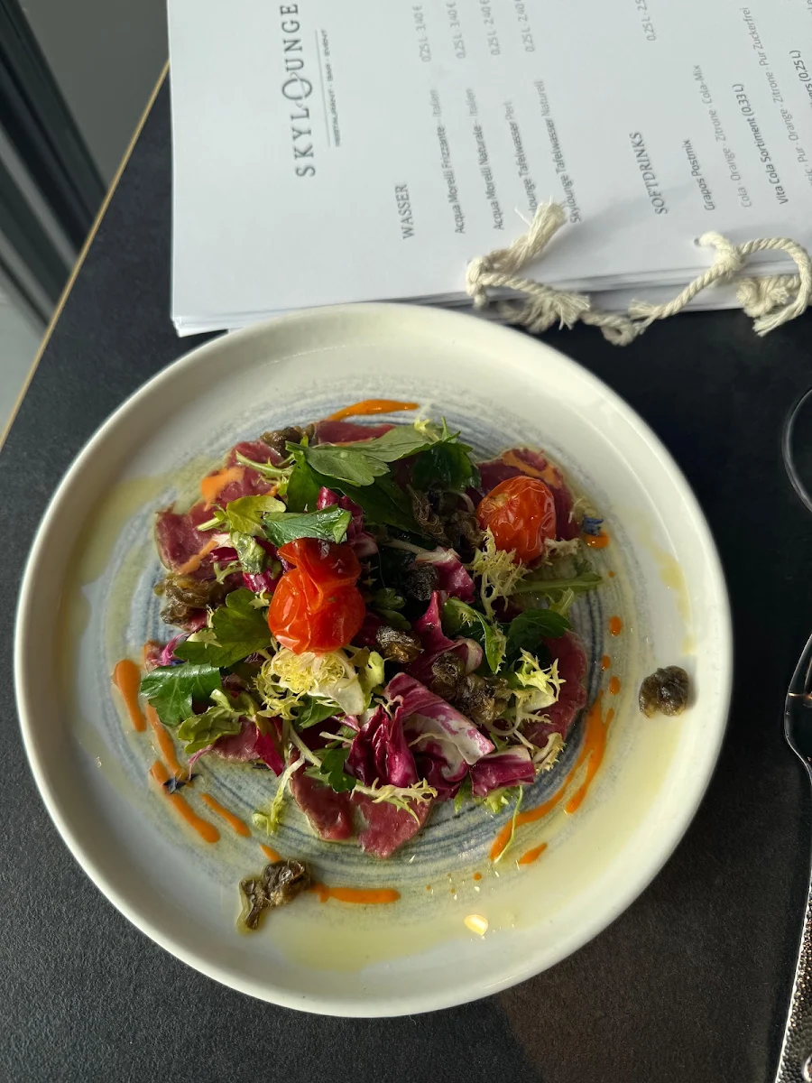 Speisekarte, Skylounge Plauen