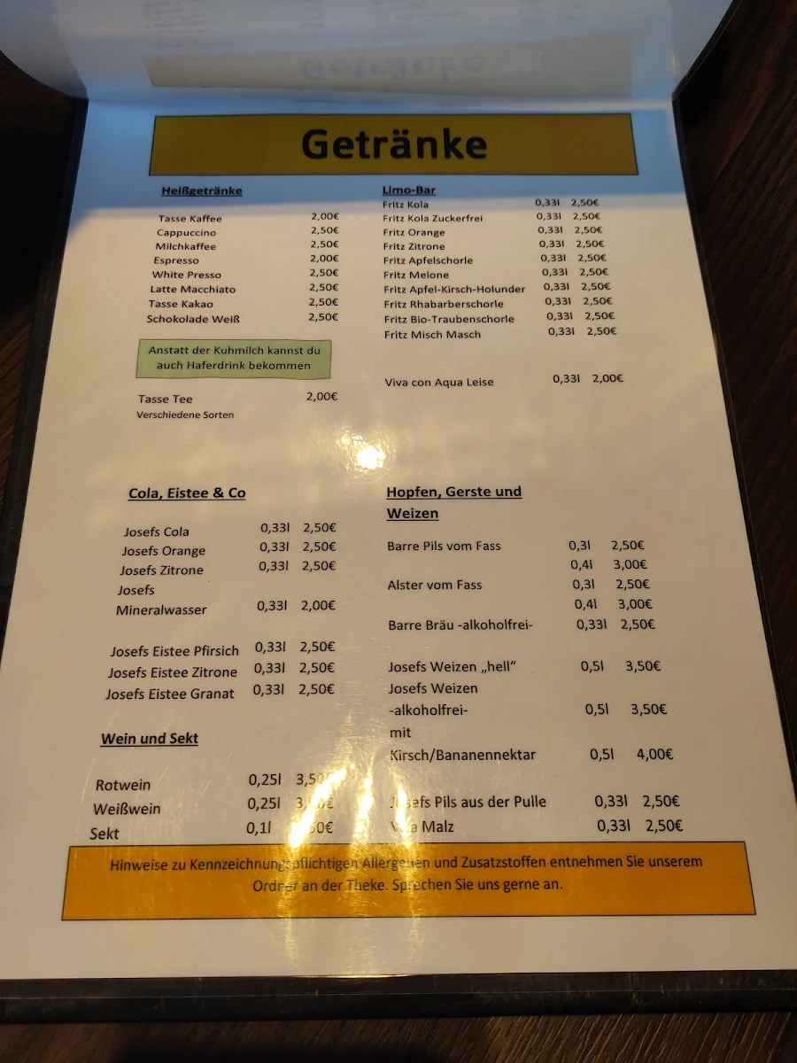 Speisekarte photo 1