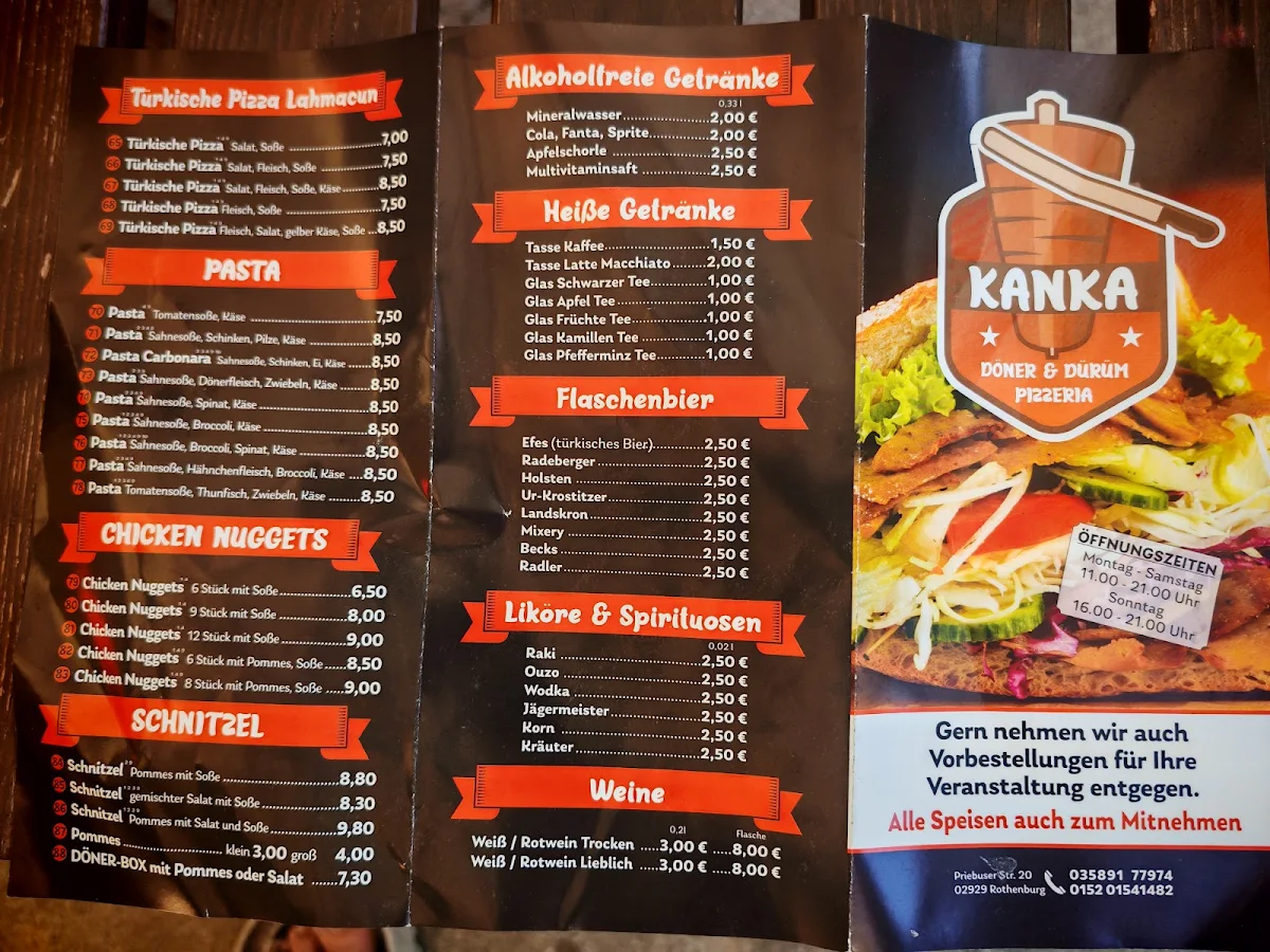 Speisekarte photo 2