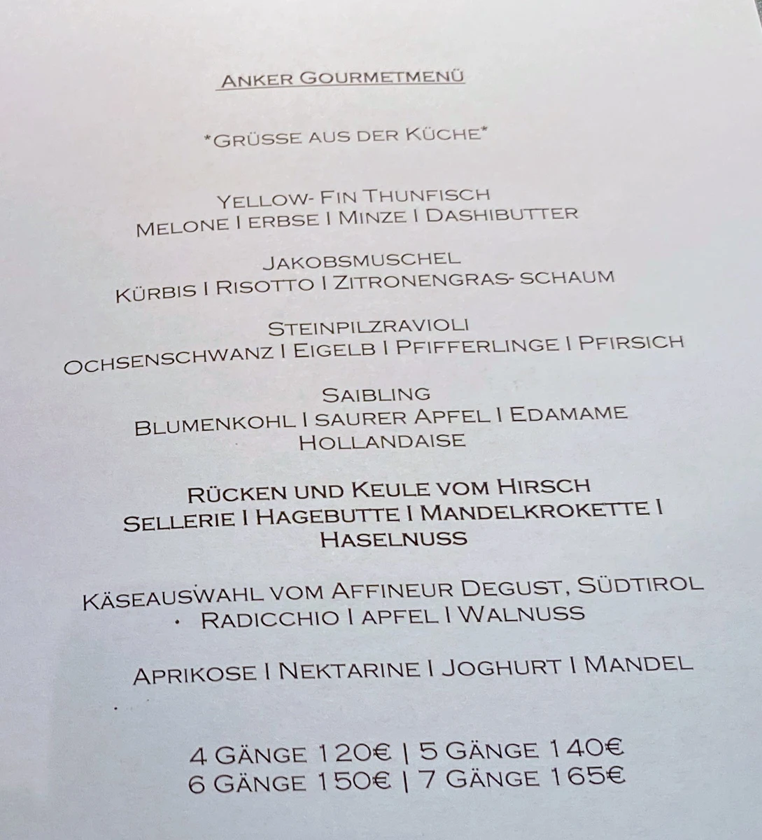 Speisekarte photo 2