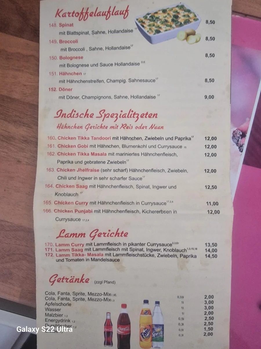 Speisekarte photo 1