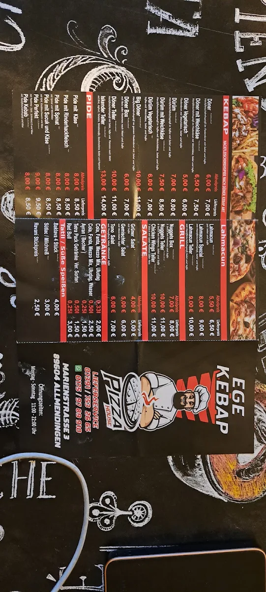 Speisekarte photo 2