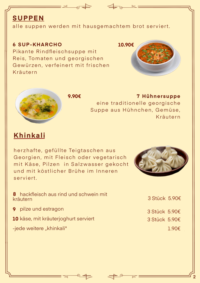Speisekarte photo 3