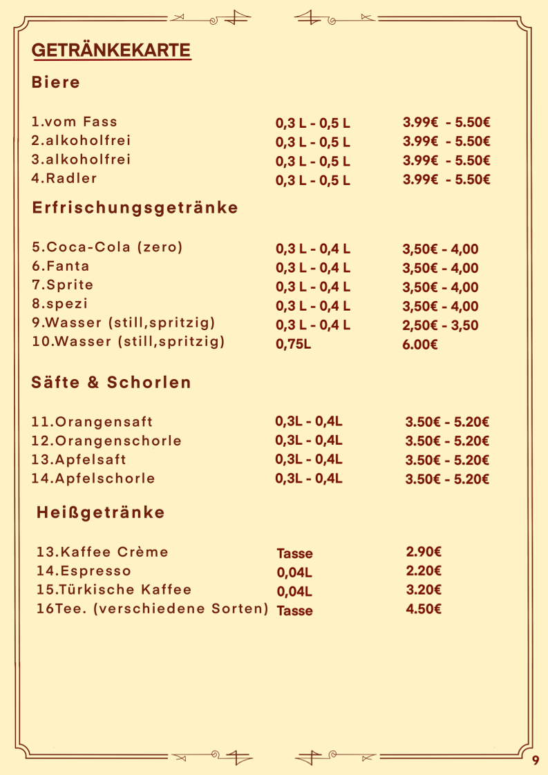 Speisekarte photo 6