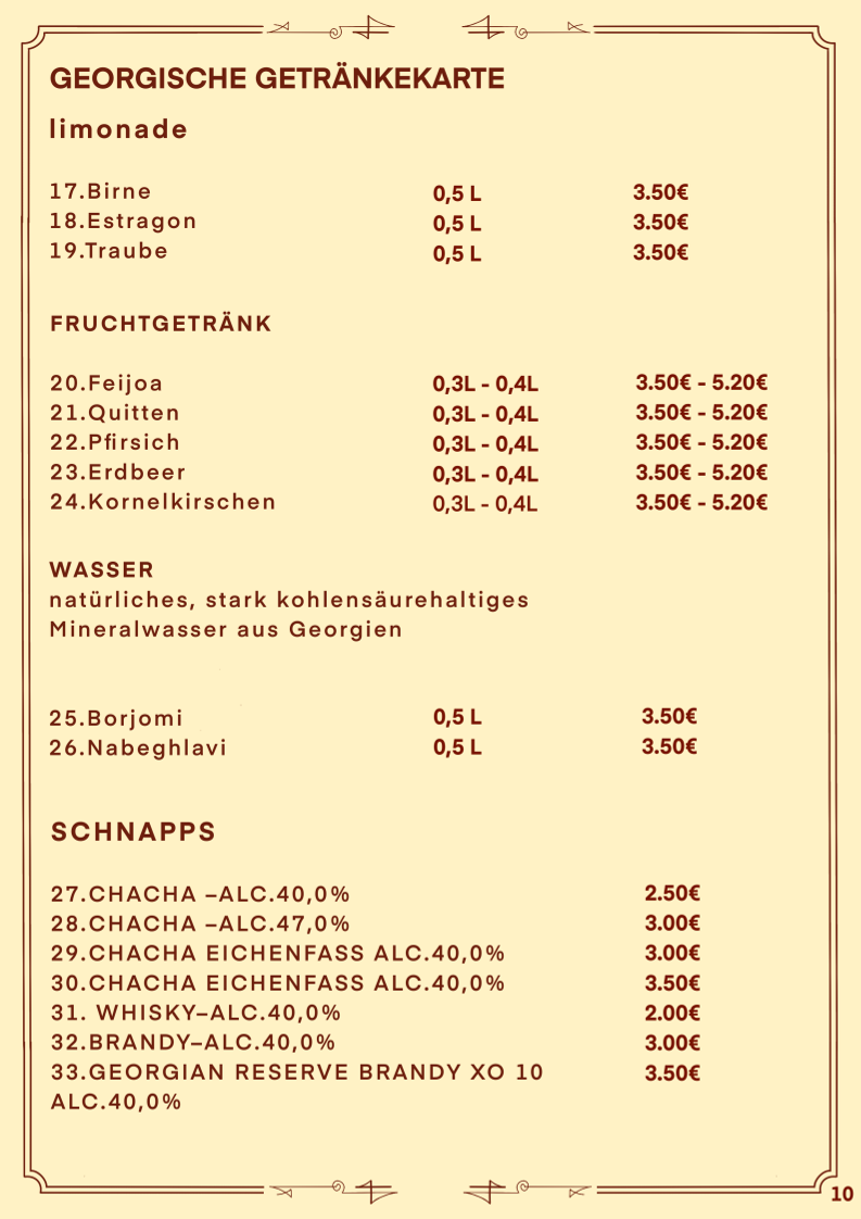 Speisekarte photo 8