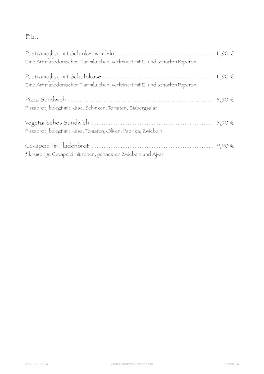 Speisekarte photo 6