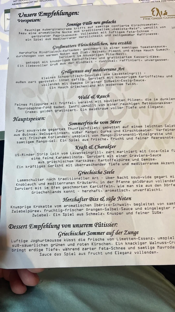 Speisekarte photo 2