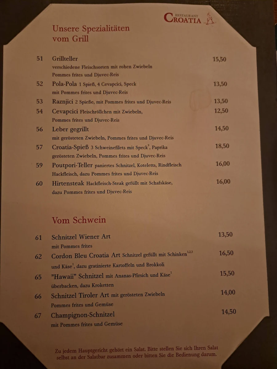 Speisekarte photo 2