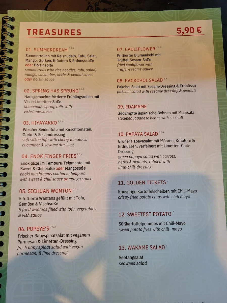 Speisekarte photo 2