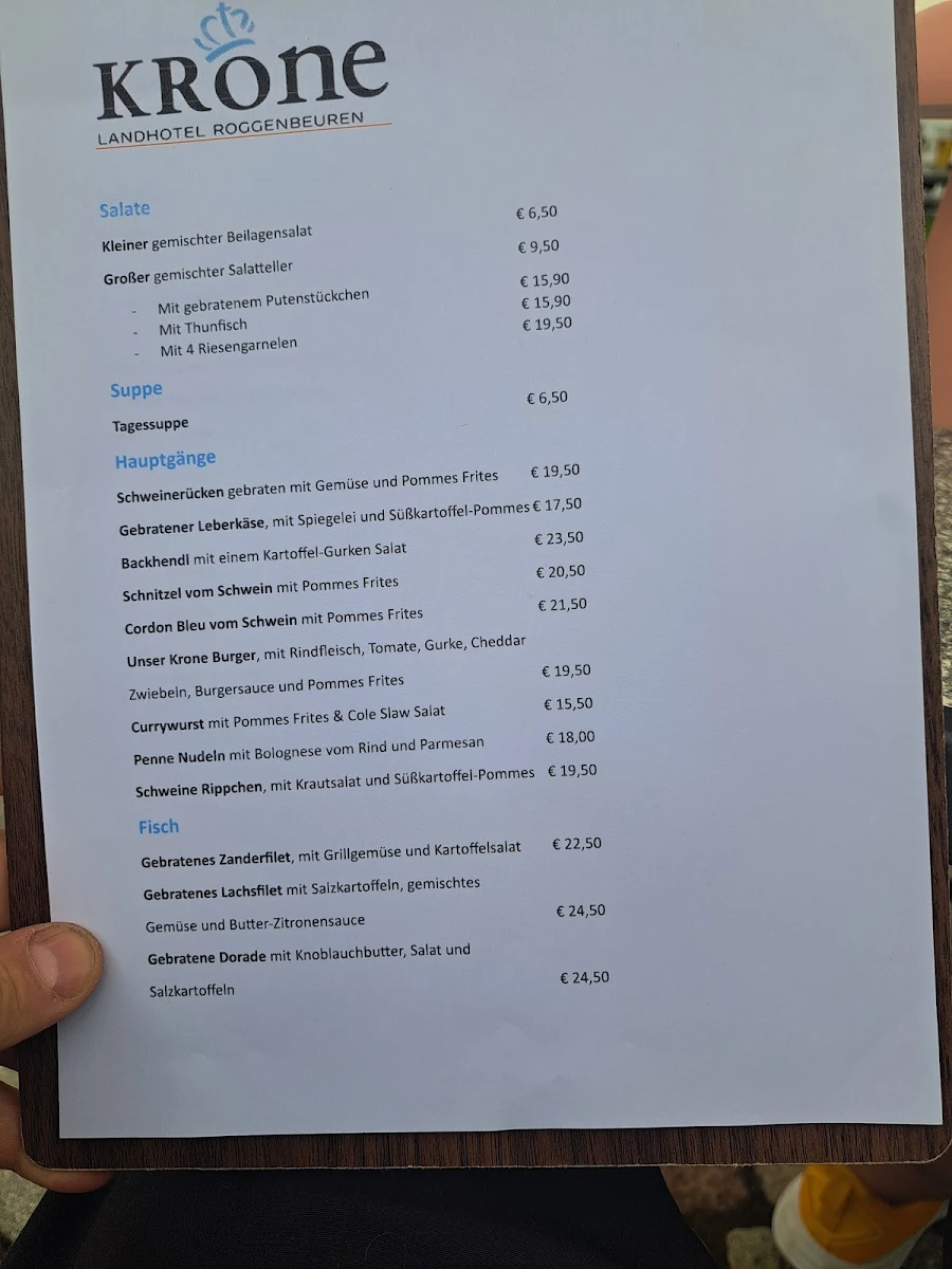 Speisekarte photo 2