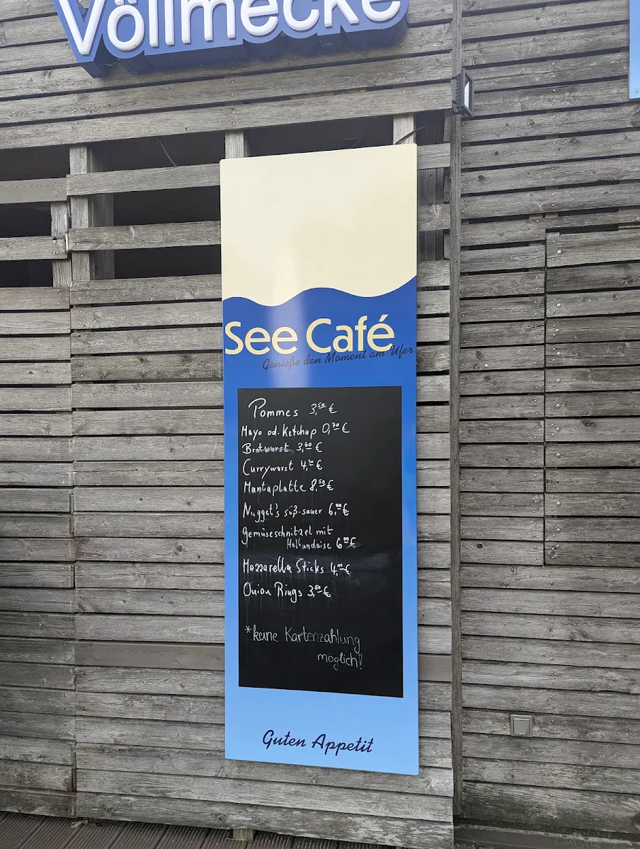 Speisekarte, Seecafe Haddorf