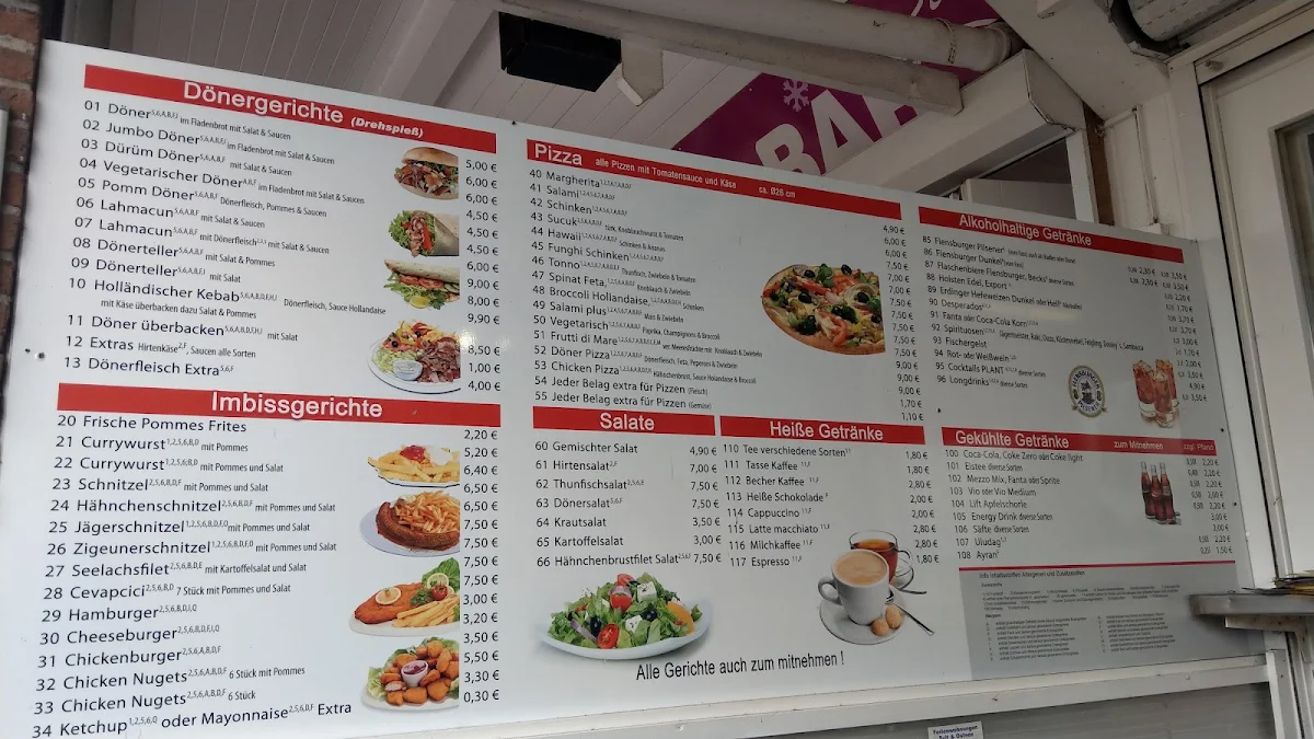 Speisekarte, Döner Grill Haus