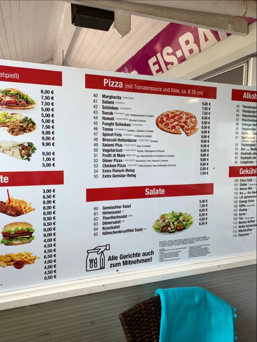 Speisekarte, Döner Grill Haus