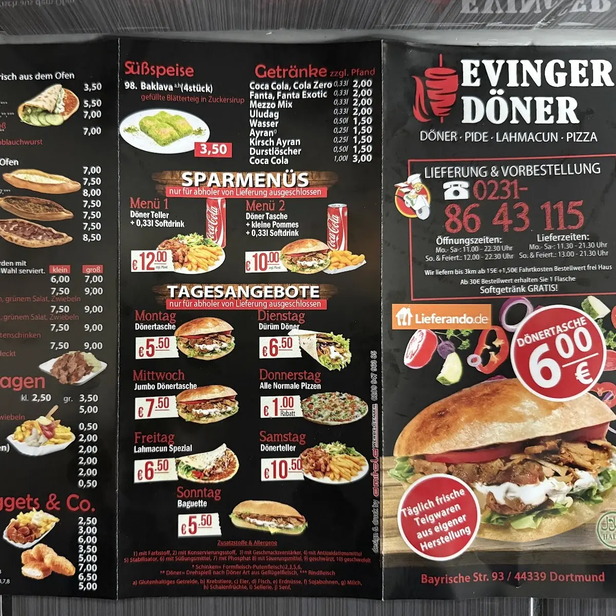 Speisekarte photo 2