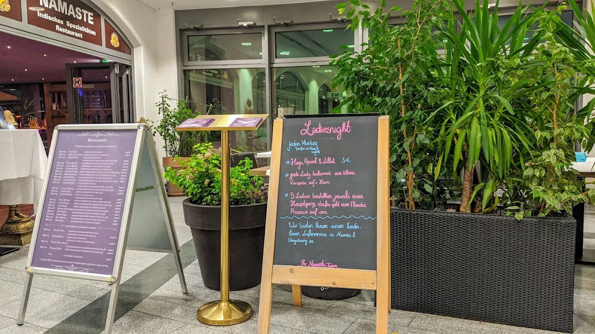 Speisekarte, NAMASTE Indisches Restaurant