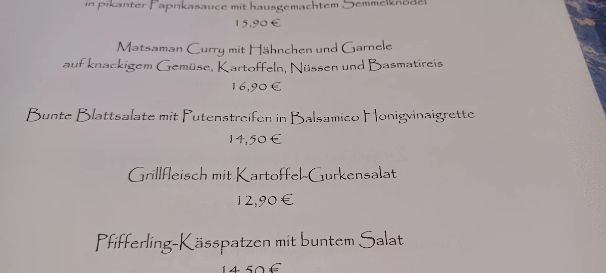 Speisekarte photo 5