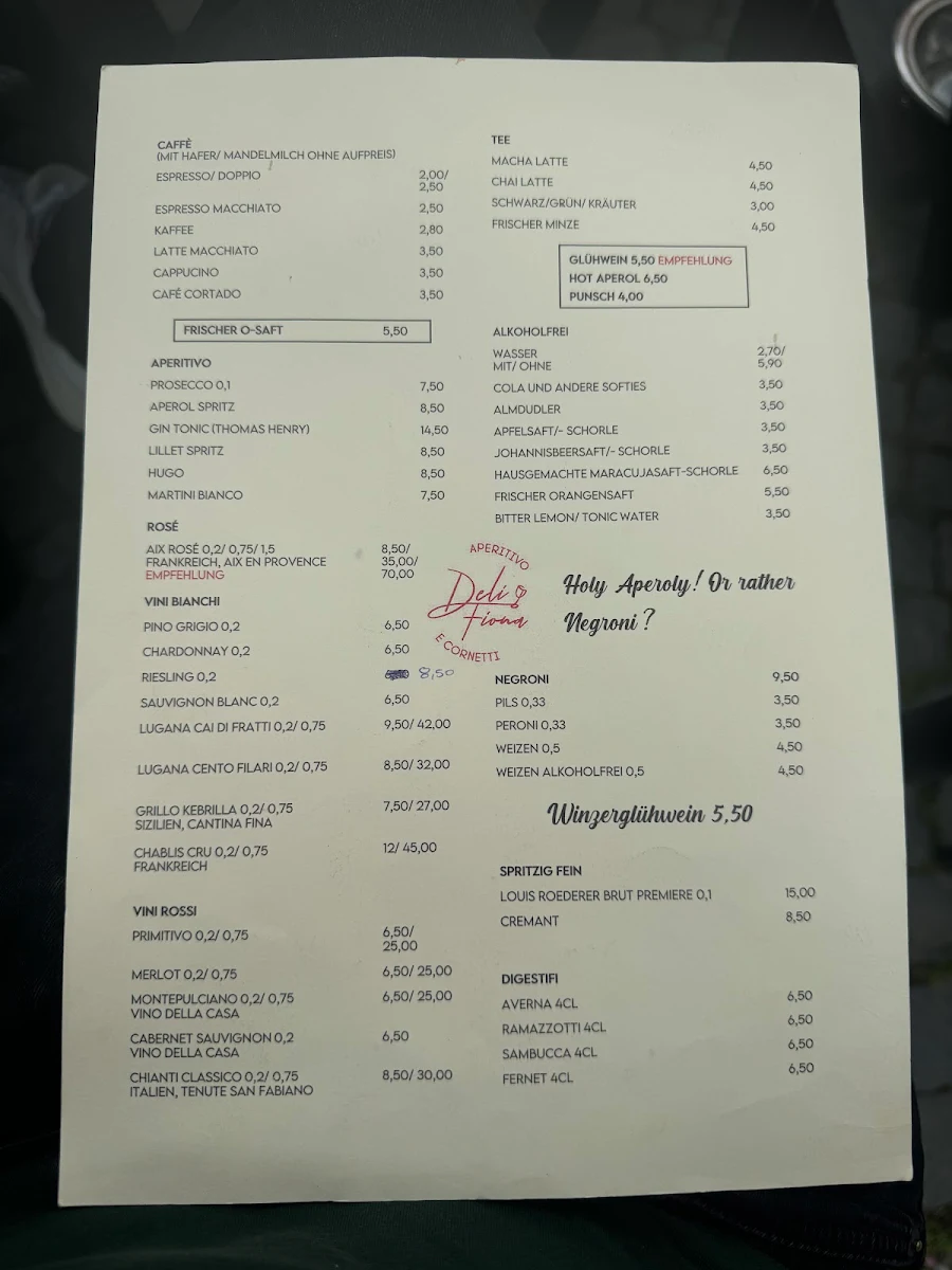 Speisekarte photo 3