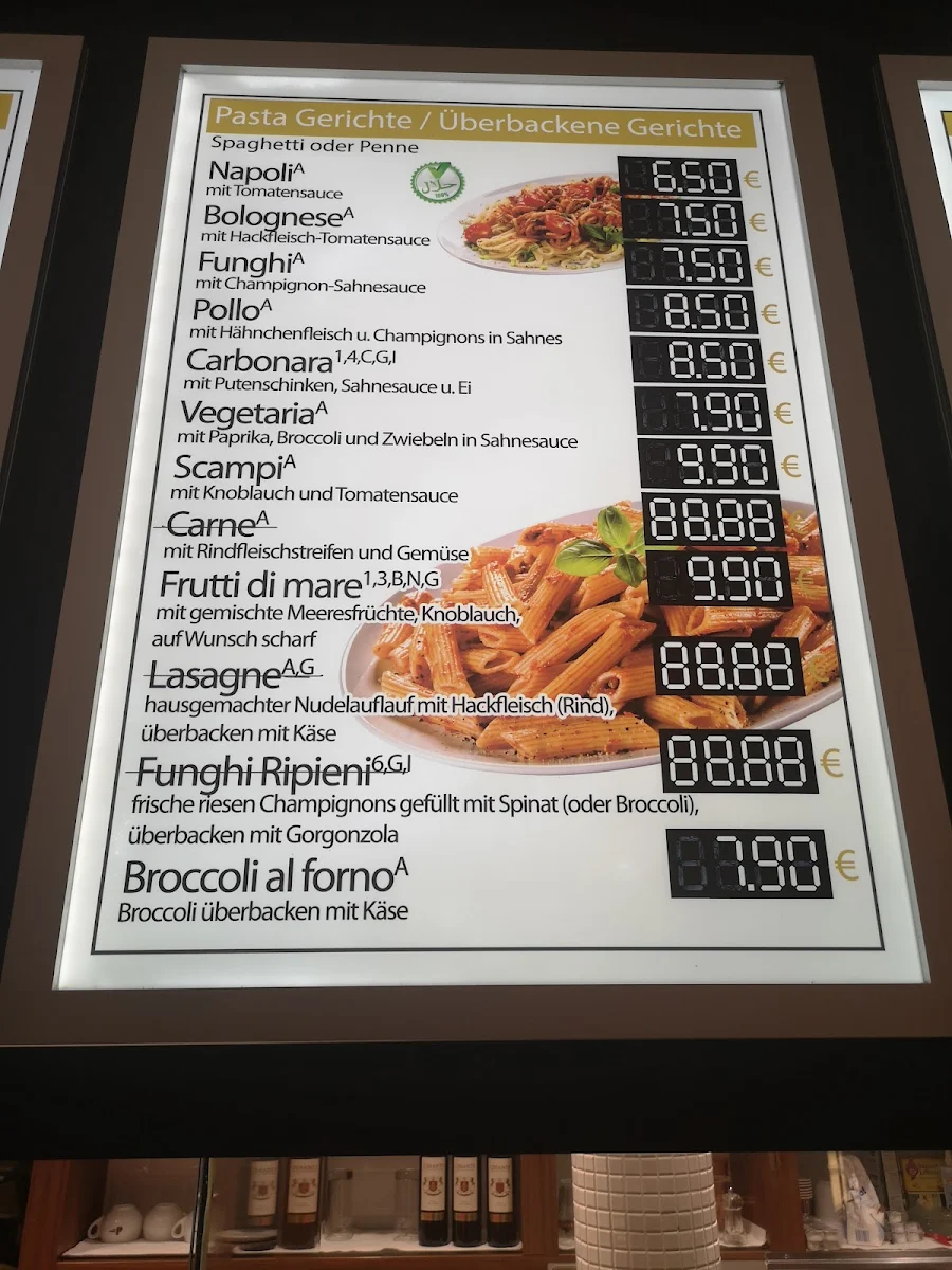 Speisekarte, Kaiser Bistro
