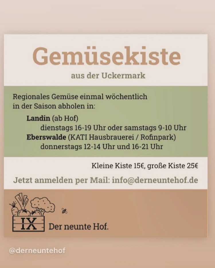 Speisekarte, KATI Hausbrauerei Eberswalde GmbH