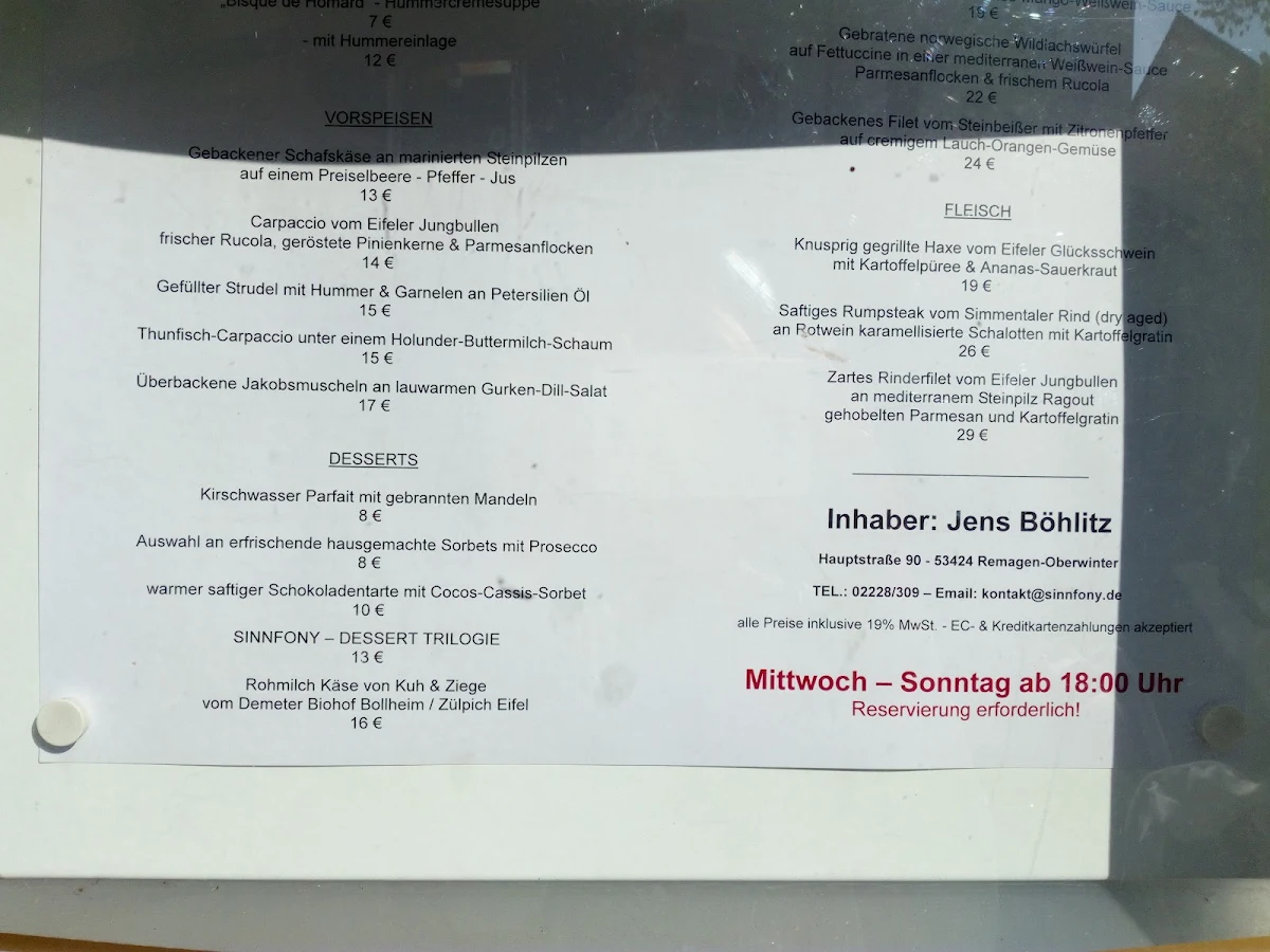 Speisekarte photo 2