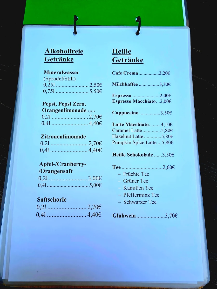Speisekarte photo 2