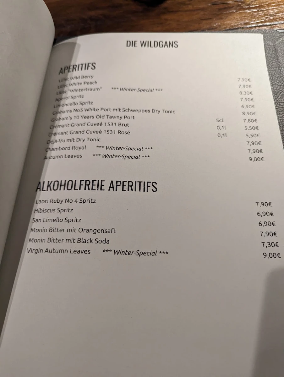 Speisekarte photo 1