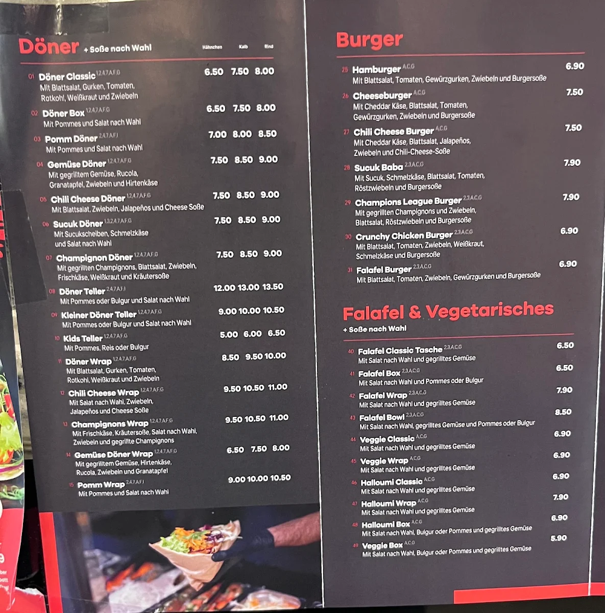 Speisekarte photo 3