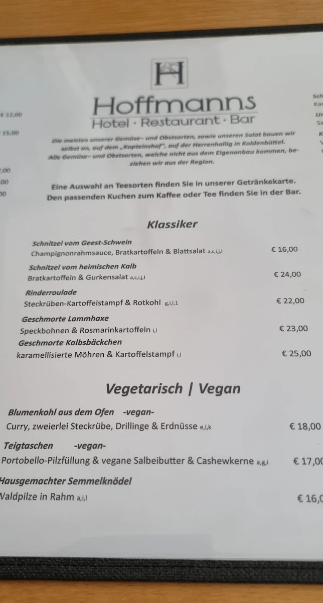 Speisekarte photo 1