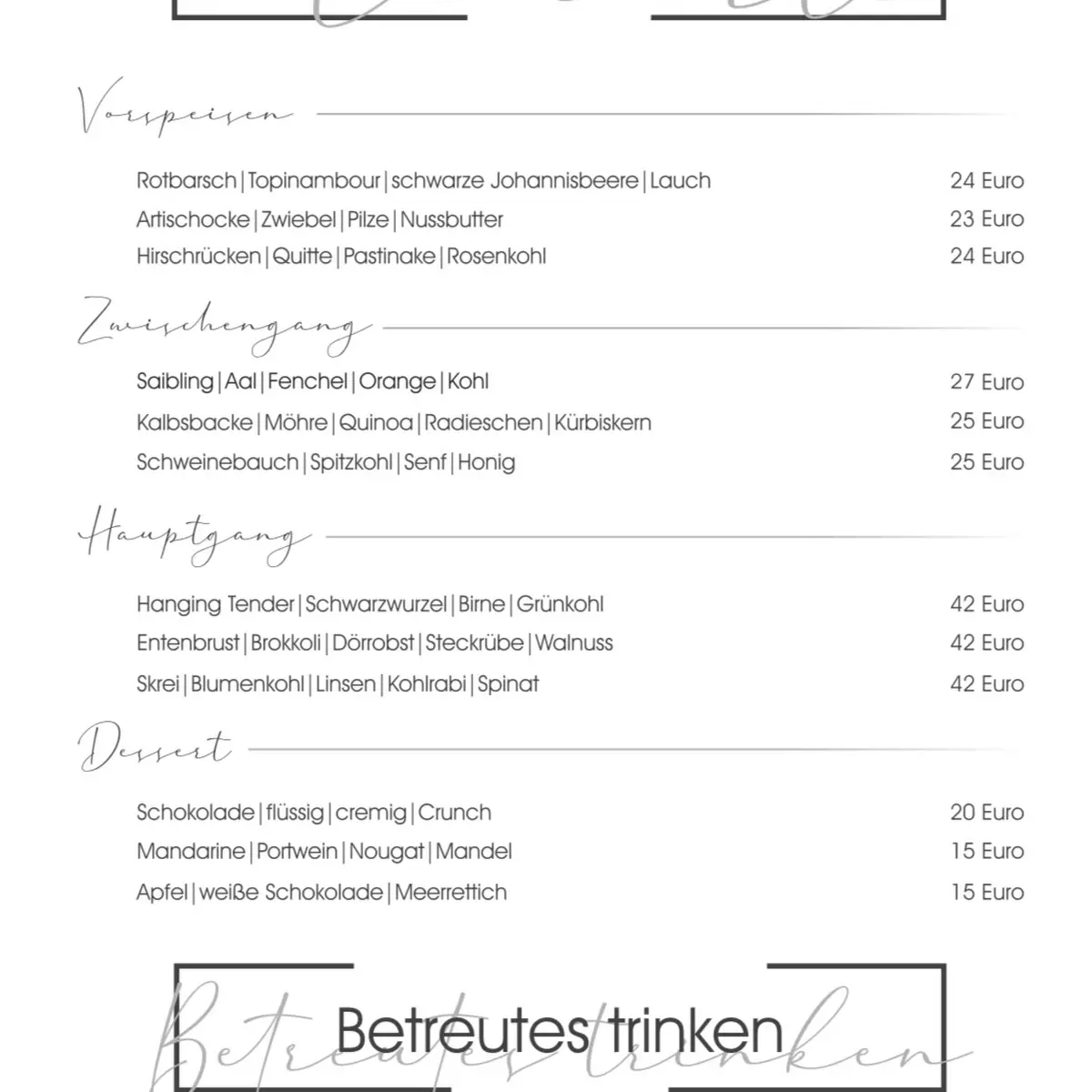 Speisekarte photo 2