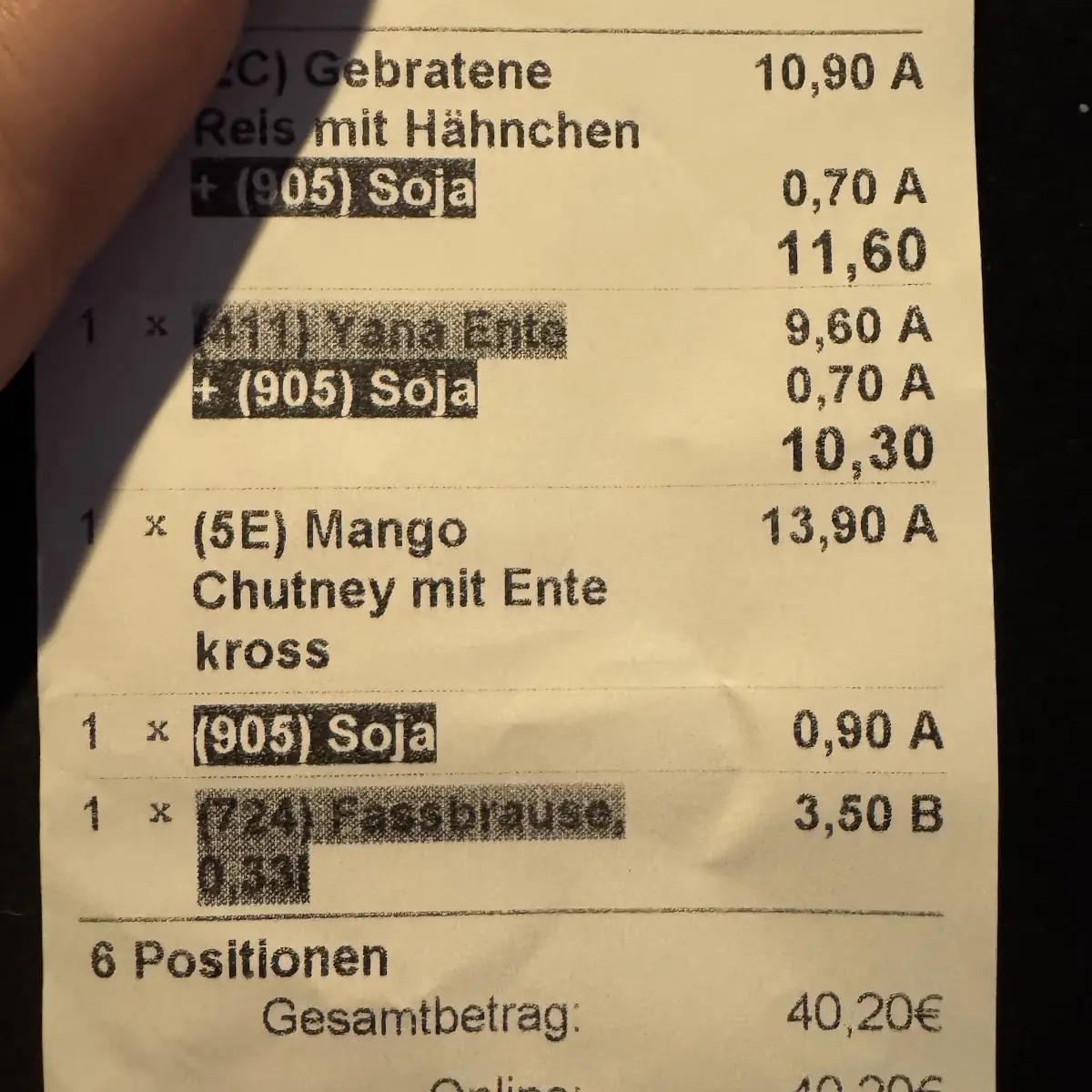 Speisekarte photo 3