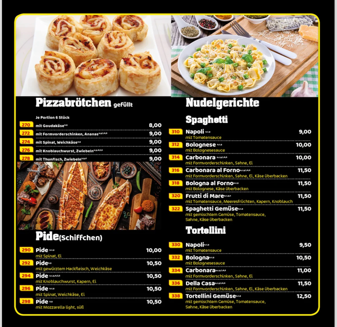 Speisekarte photo 5