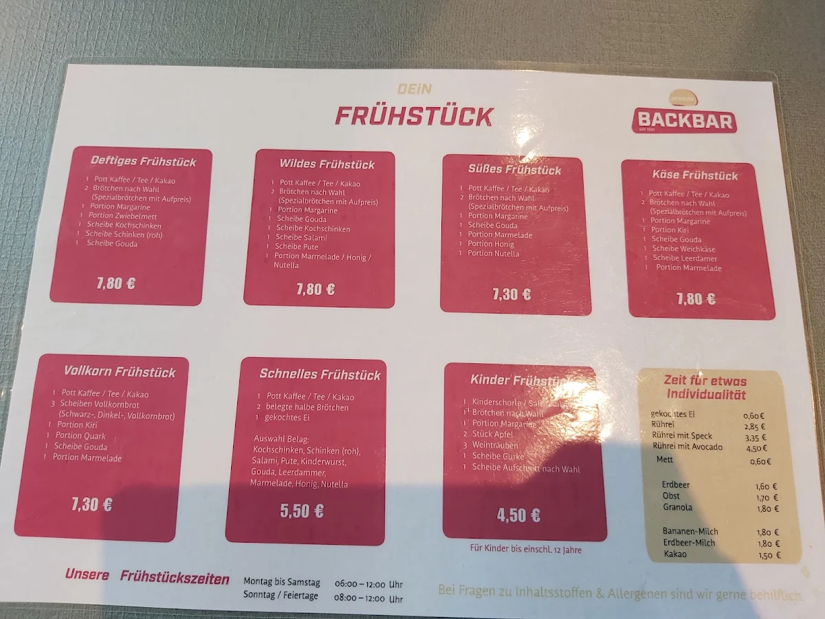 Speisekarte photo 4