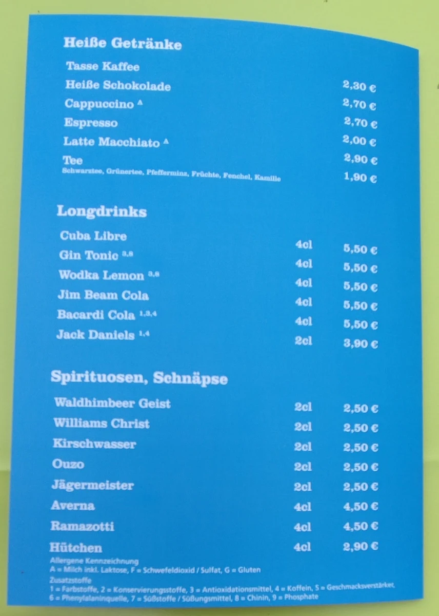 Speisekarte photo 2